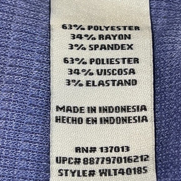 Like new! WILDFOX Purple V-Neck Long Sleeve Thermal Sweatshirt Size Medi… - Picture 8 of 9